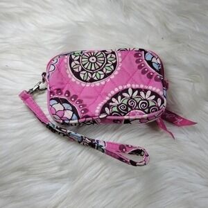 Vera Bradley Cupcakes Pink Zip Wristlet